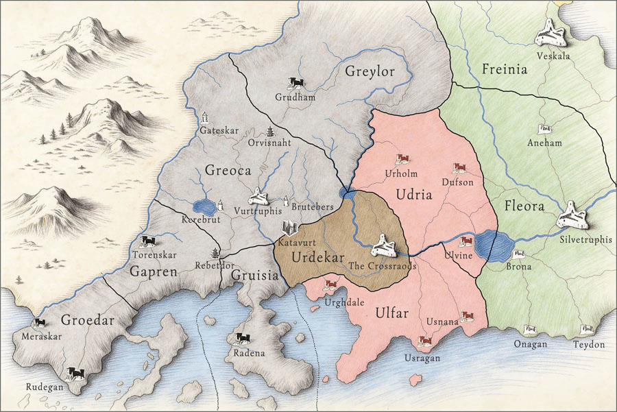 Southern Vurtgoren — Political Divisions
